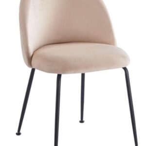 Silla Luxury Felpa Pata Negra