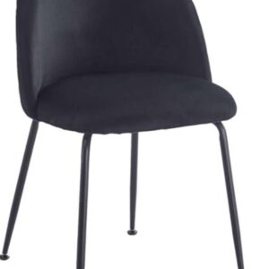 Silla Luxury Felpa Pata Negra