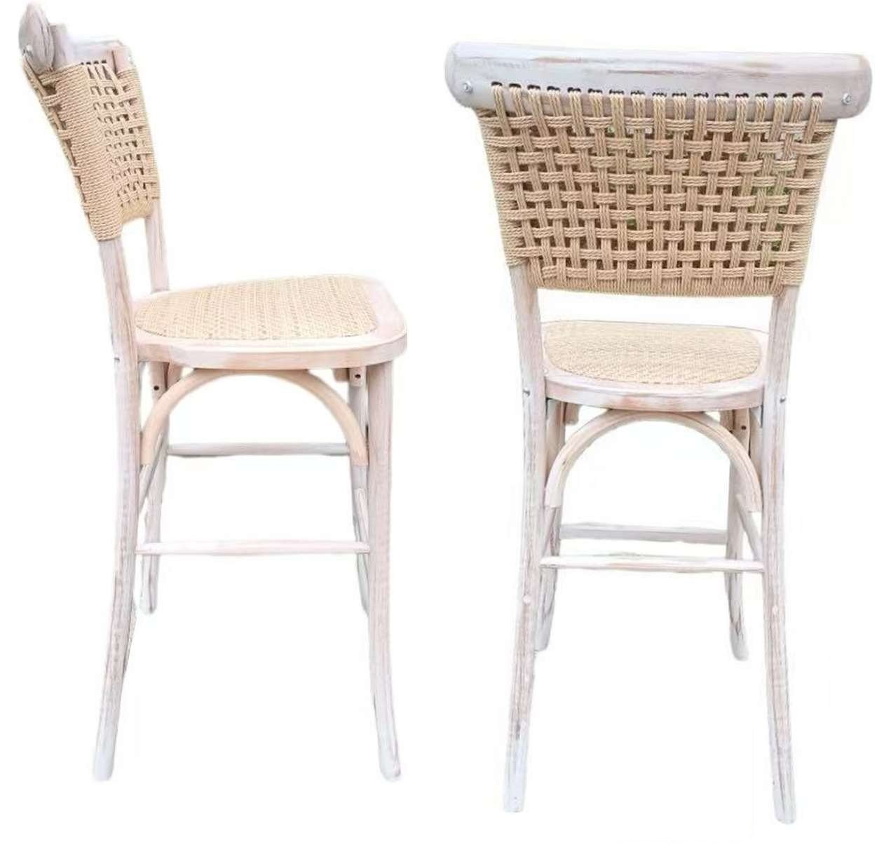 Taburete Bar Crossback Yute