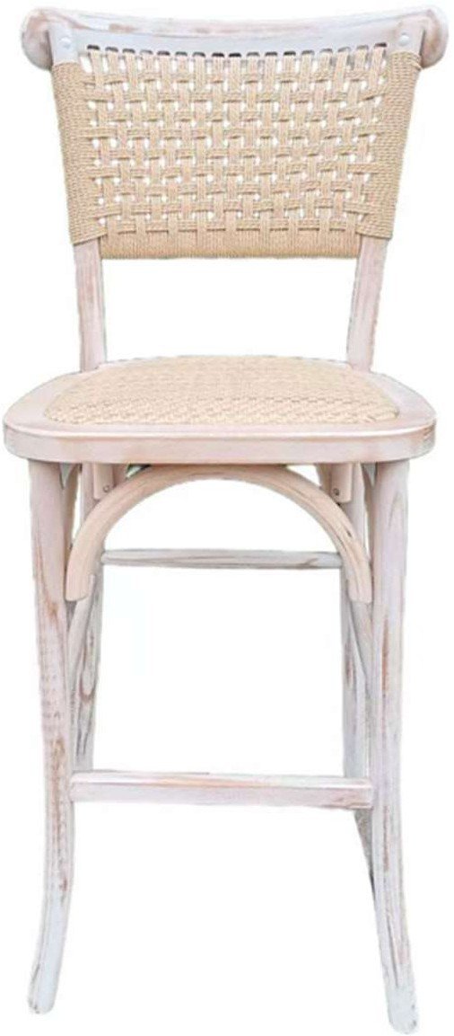 Taburete Bar Crossback Yute - Imagen 2