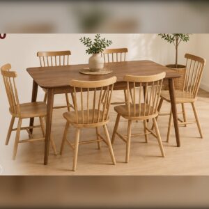 Comedor Vema 6 Sillas Windsor
